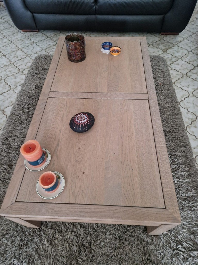 eiken salontafel, Ophalen