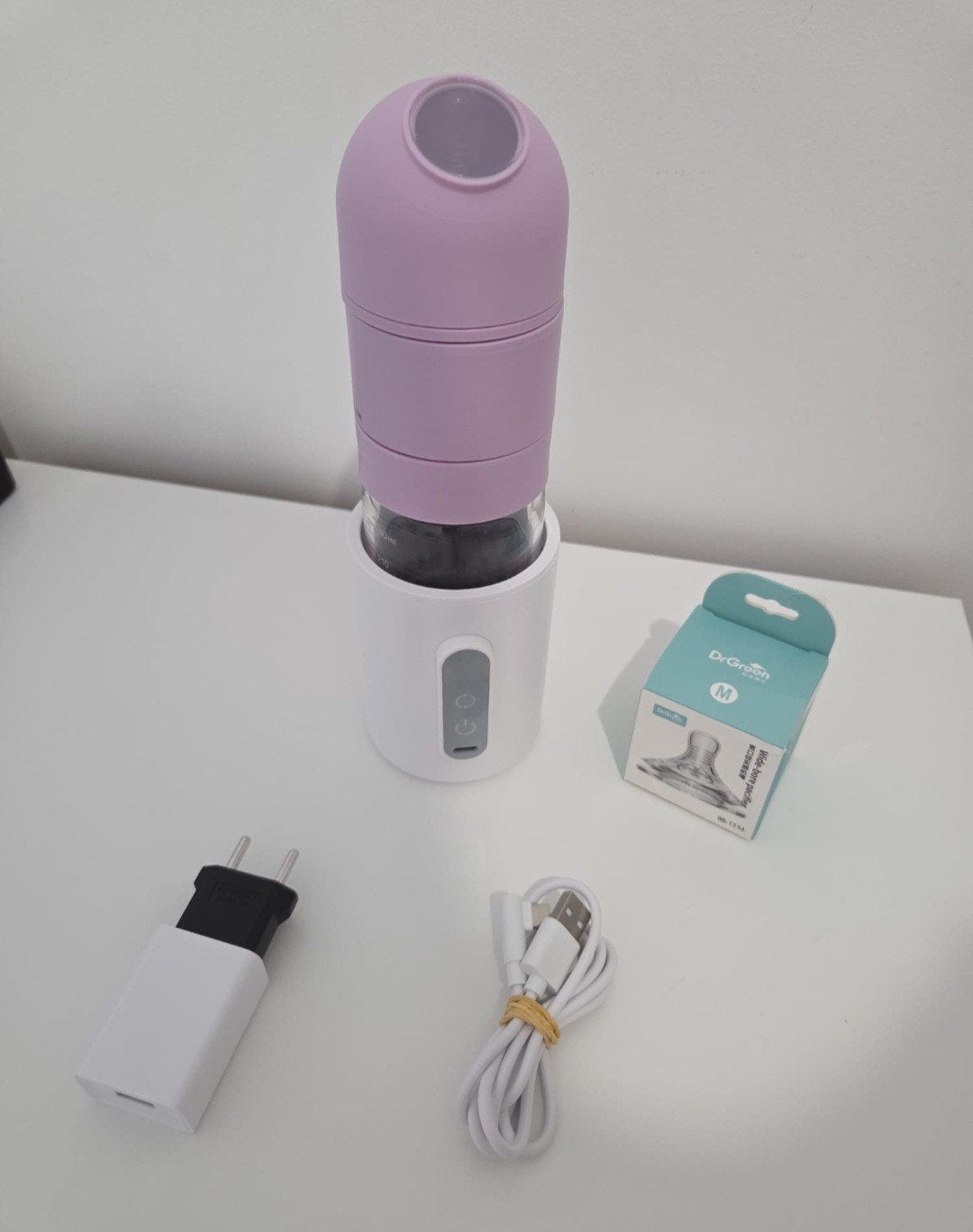 Biberon avec compartiment pour le lait en poudre, Enlèvement