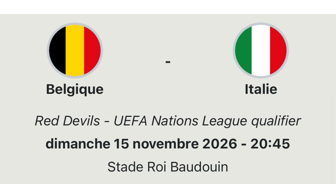 Plusieurs Ticket a vendre, Trois personnes ou plus