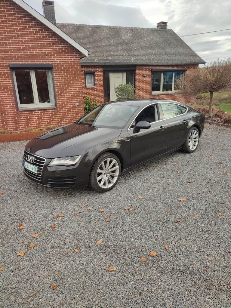 Audi A7 3.0 TDi 245cv 2011, 158 g/km, Zwart, Zwart, Leder