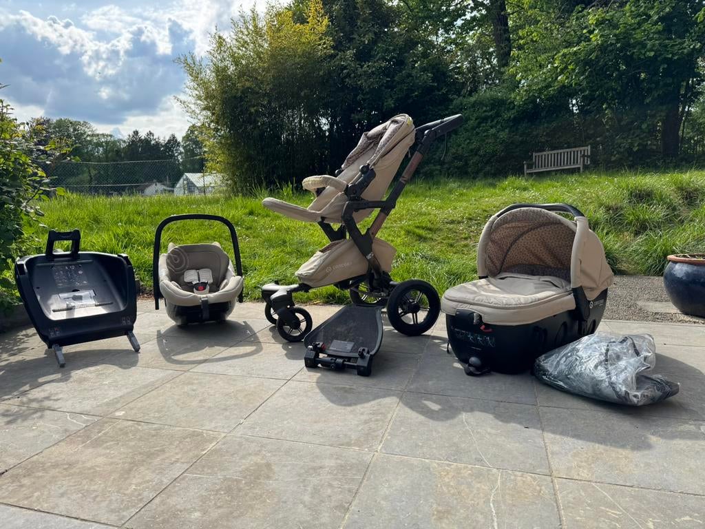 Poussette trio (3 en 1) Concord, Enfants & Bébés, Poussettes & Combinaisons, Enlèvement, Utilisé, Poussette combi, Autres marques