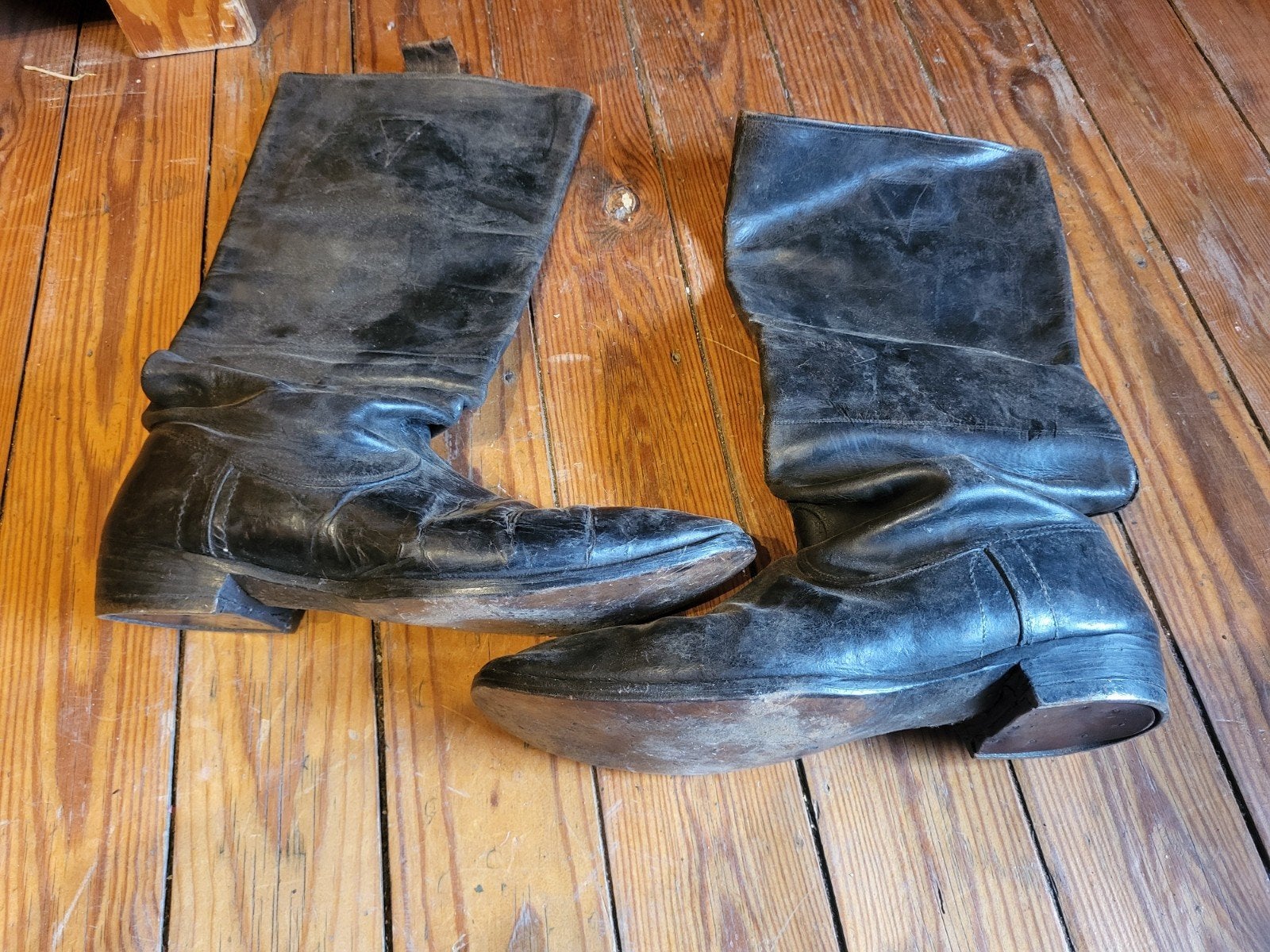 Paire bottes officier, Allemagne 2WW, Envoi