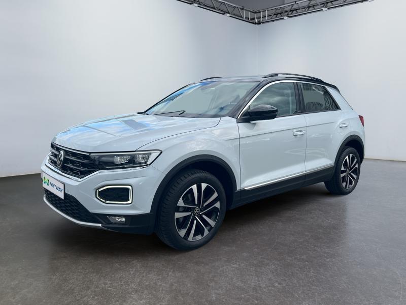 Volkswagen T-Roc United*GPS*Caméra*Capteurs Av/Ar*Clim auto, Start-stop-systeem, Euro 6, Wit, Bedrijf