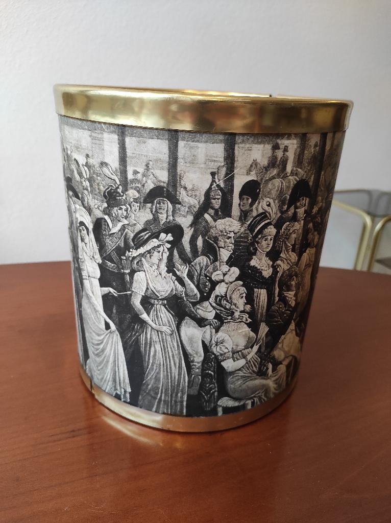 corbeille à papier - vintage, Enlèvement, Utilisé, Autres matériaux, Moins de 50 cm