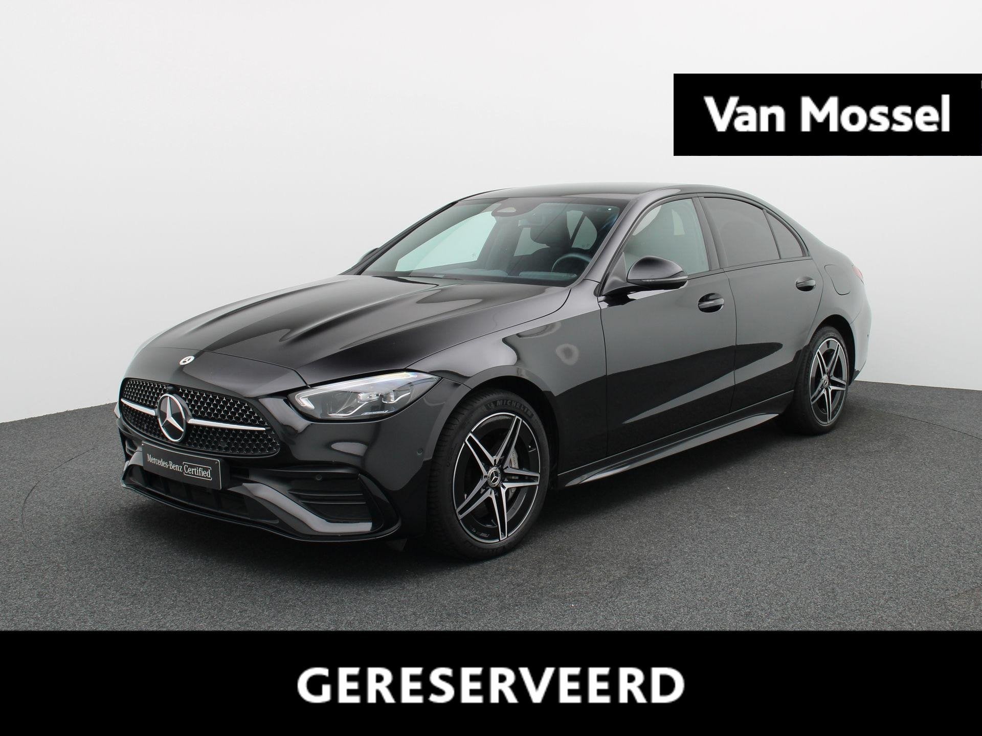 Mercedes-Benz C-Klasse 300 e AMG Line Berline + CARPLAY + LE, Autos, Achat, 1800 kg, 4 portes, Noir