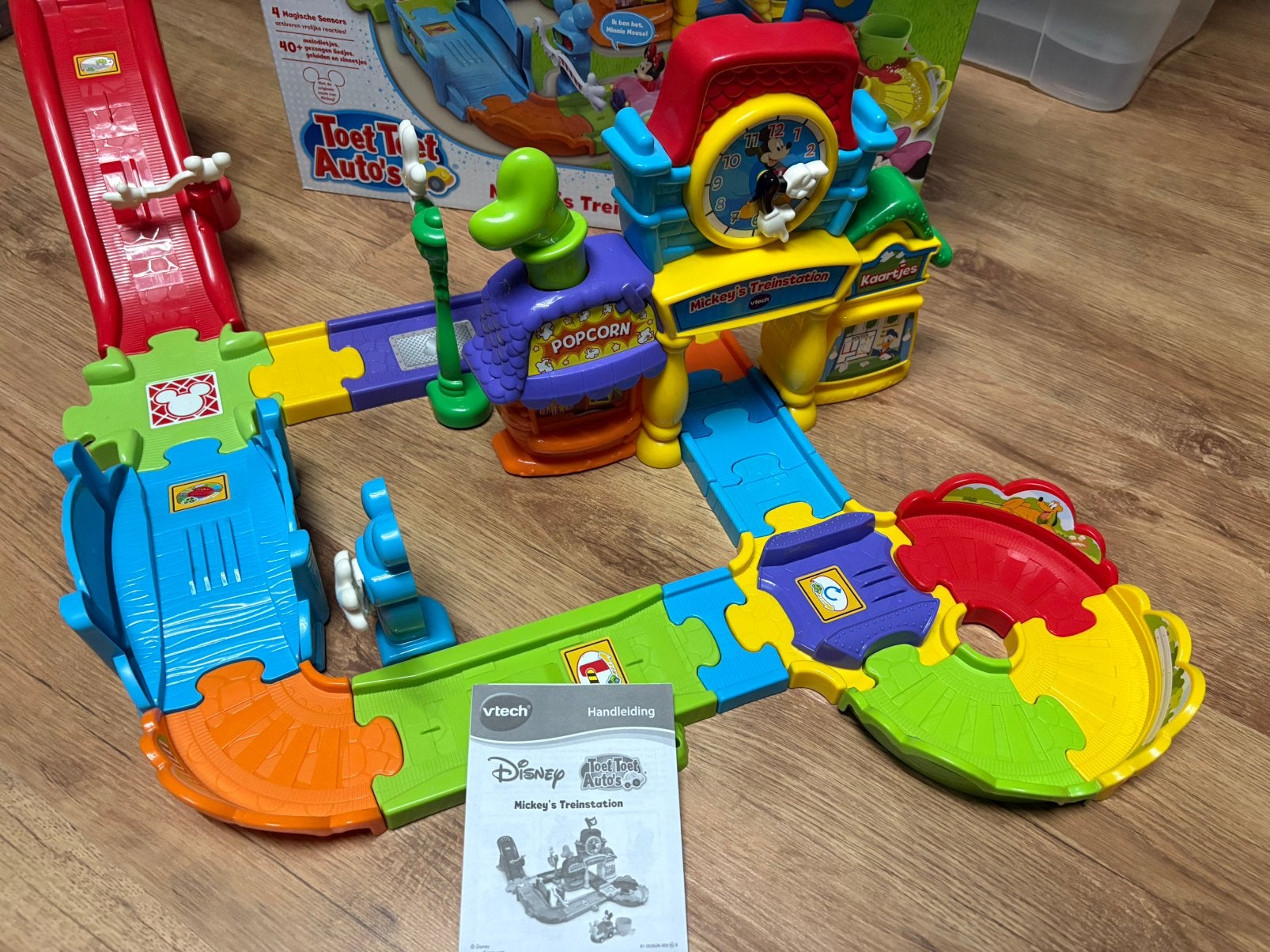 Vtech mickeys treinstation, Ophalen, Zo goed als nieuw, 6 maanden tot 2 jaar