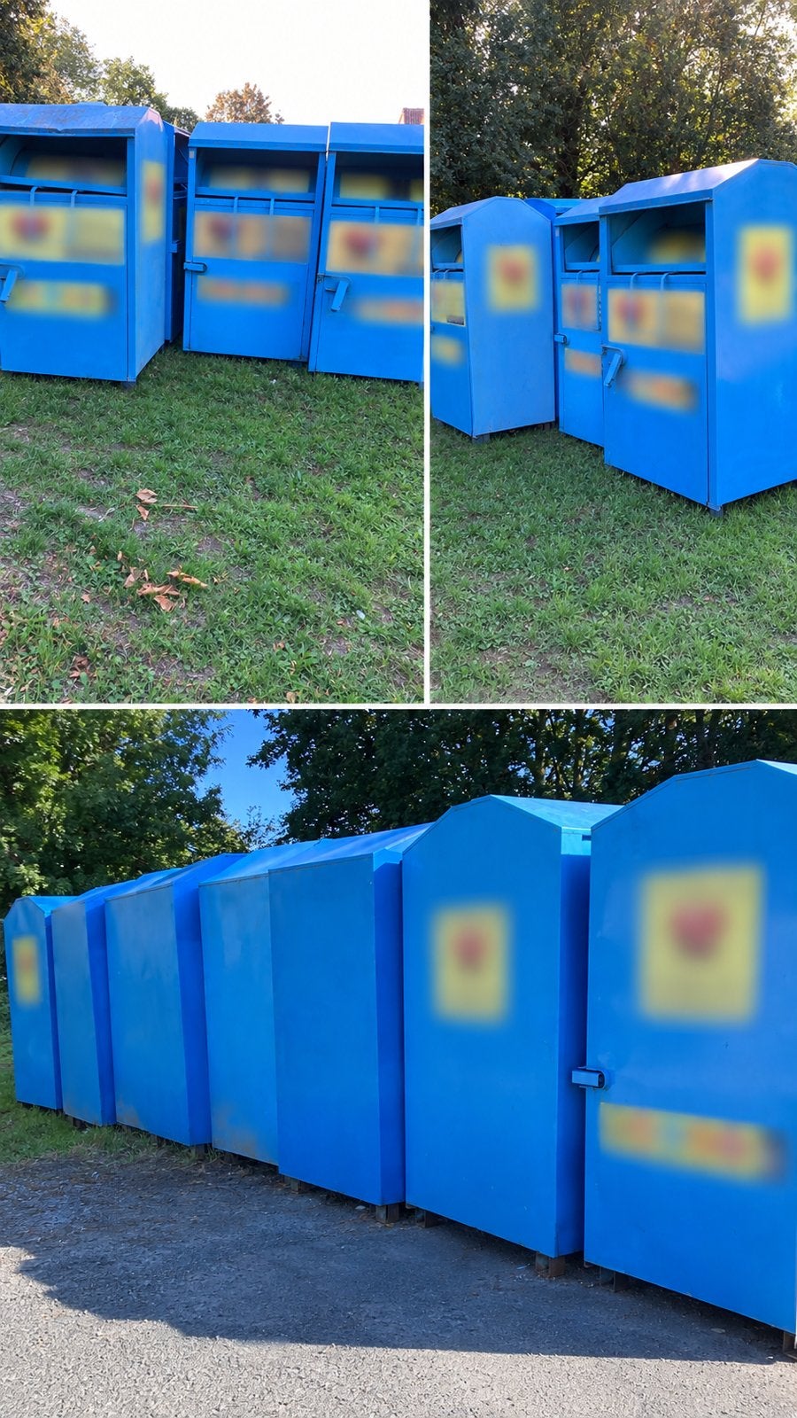 Textielcontainers, Ophalen