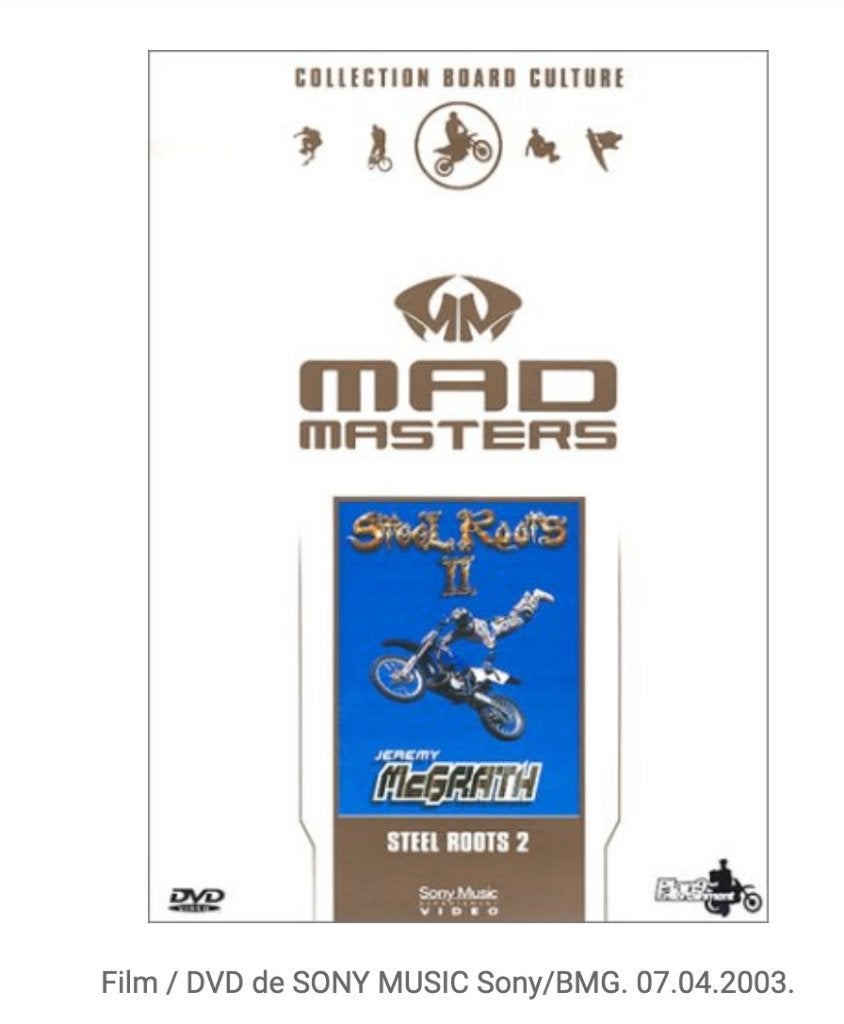 dvd sport Mad Masters : Redemption (MX) Steel Roots 2, Enlèvement ou Envoi, Comprend un DVD, Utilisé, Autres types