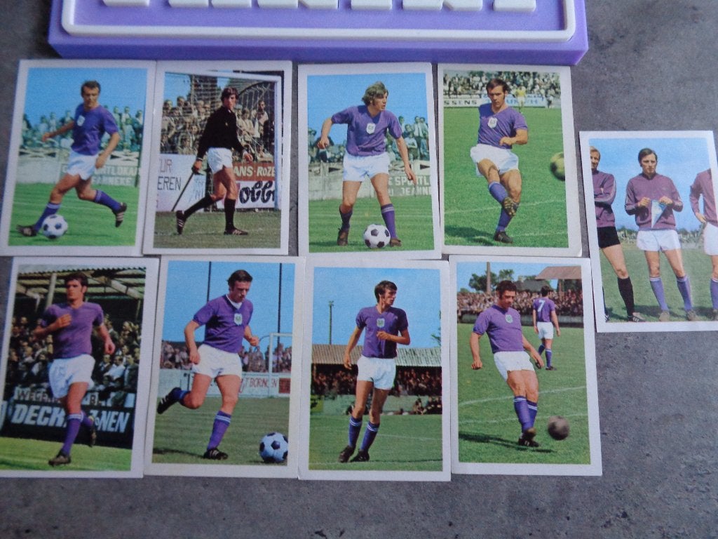 Football ANDERLECHT RSC 9x images 1971/1972 éd. Vanderhout, Envoi
