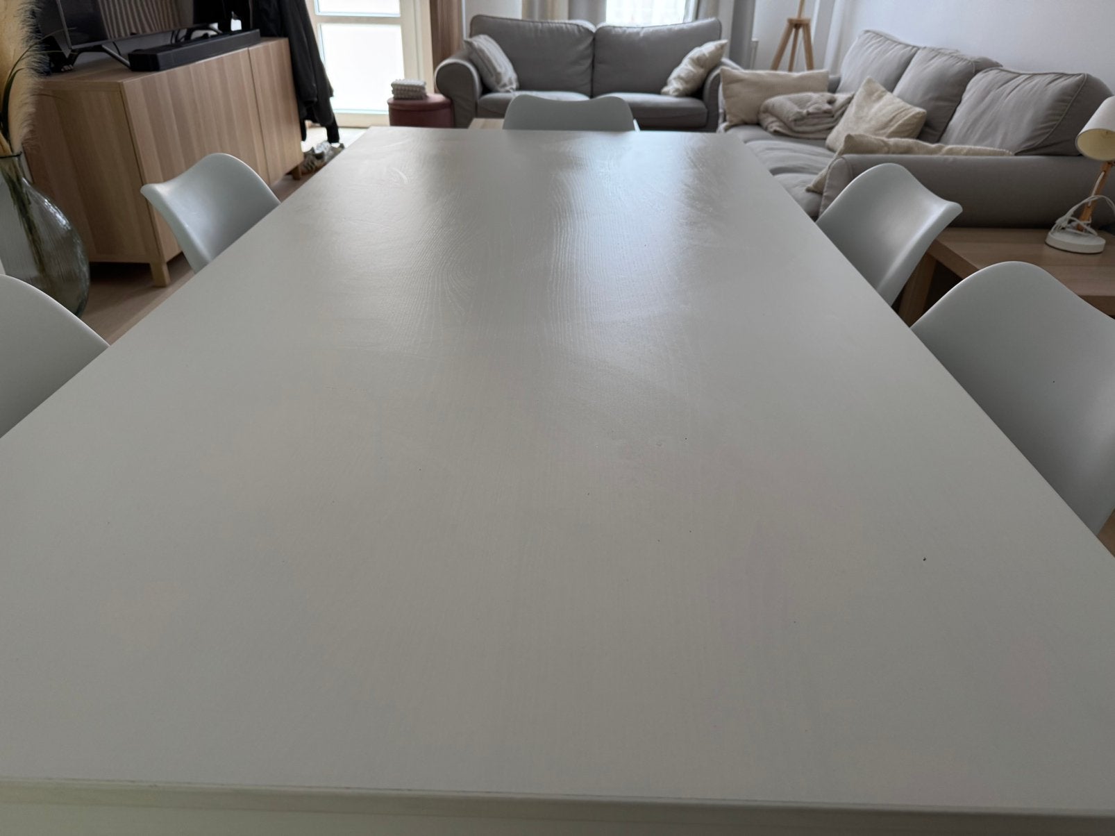 Table ekedalen 180/240 sur 90, Ophalen, Gebruikt, Wit