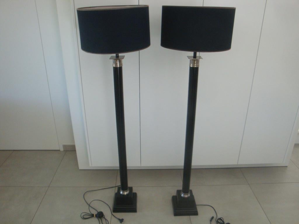 TWEE STAANDE SCHEMERLAMPEN, Maison & Meubles, Enlèvement, Utilisé