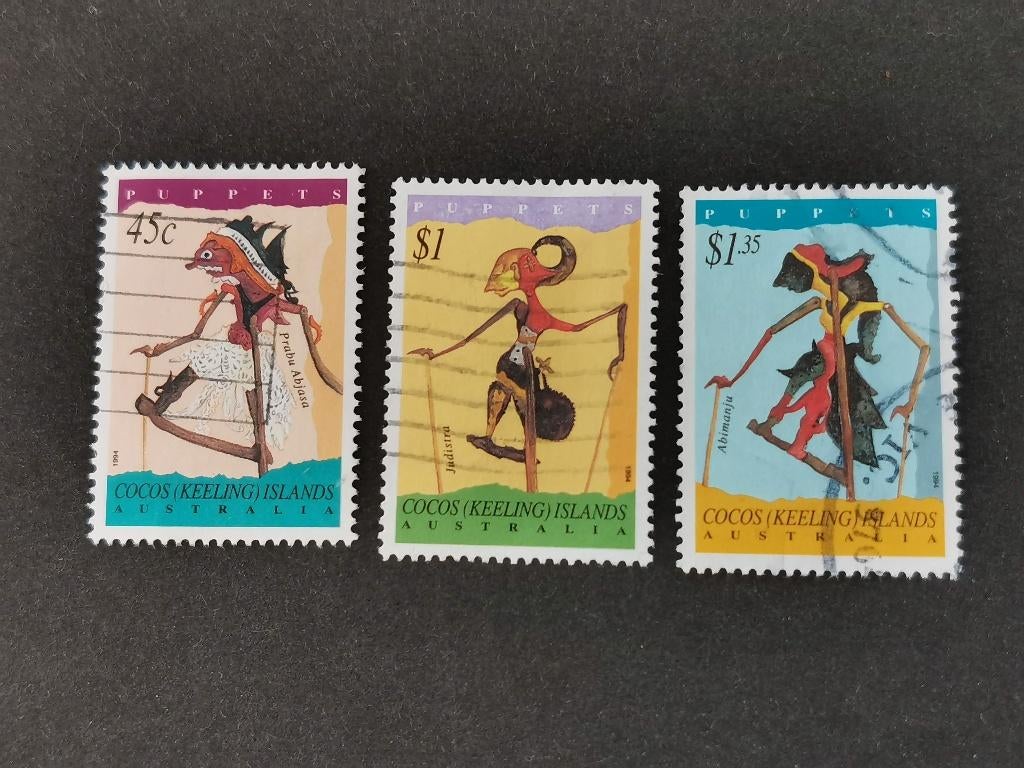Cocos Keeling Islands 1994 - schaduwpoppen, Verzenden, Gestempeld