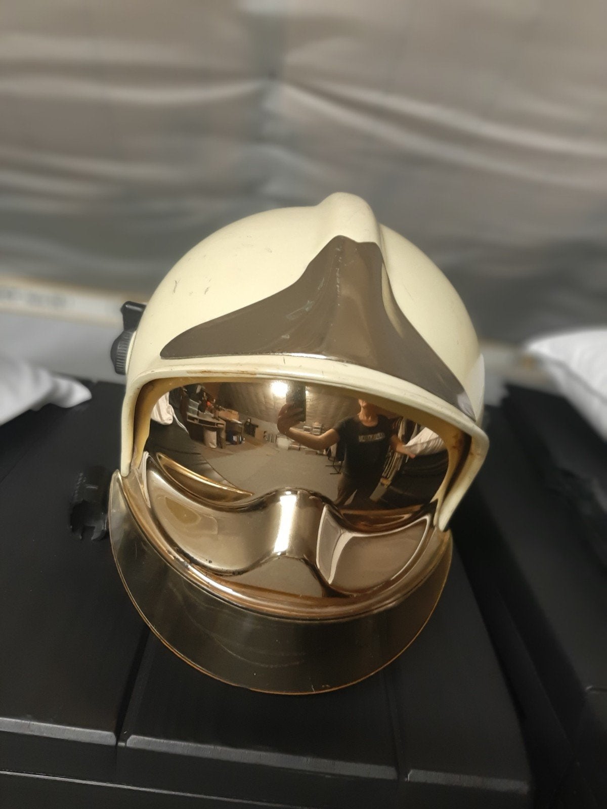 Helm brandweer, Antiek en Kunst, Ophalen of Verzenden