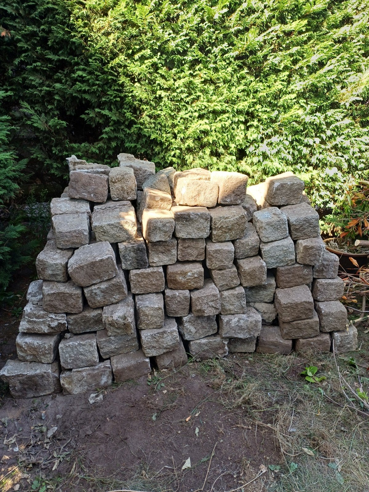 gros pavés lourds, Jardin & Terrasse, Utilisé, Autres types, 10 m²² ou plus, Enlèvement