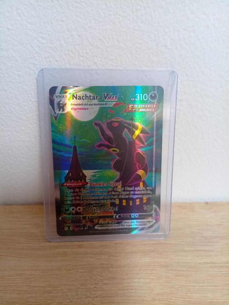 Noctali VMAX Alt Art 215/203 Ultra Rare, Envoi, Neuf, Autres types, Foil