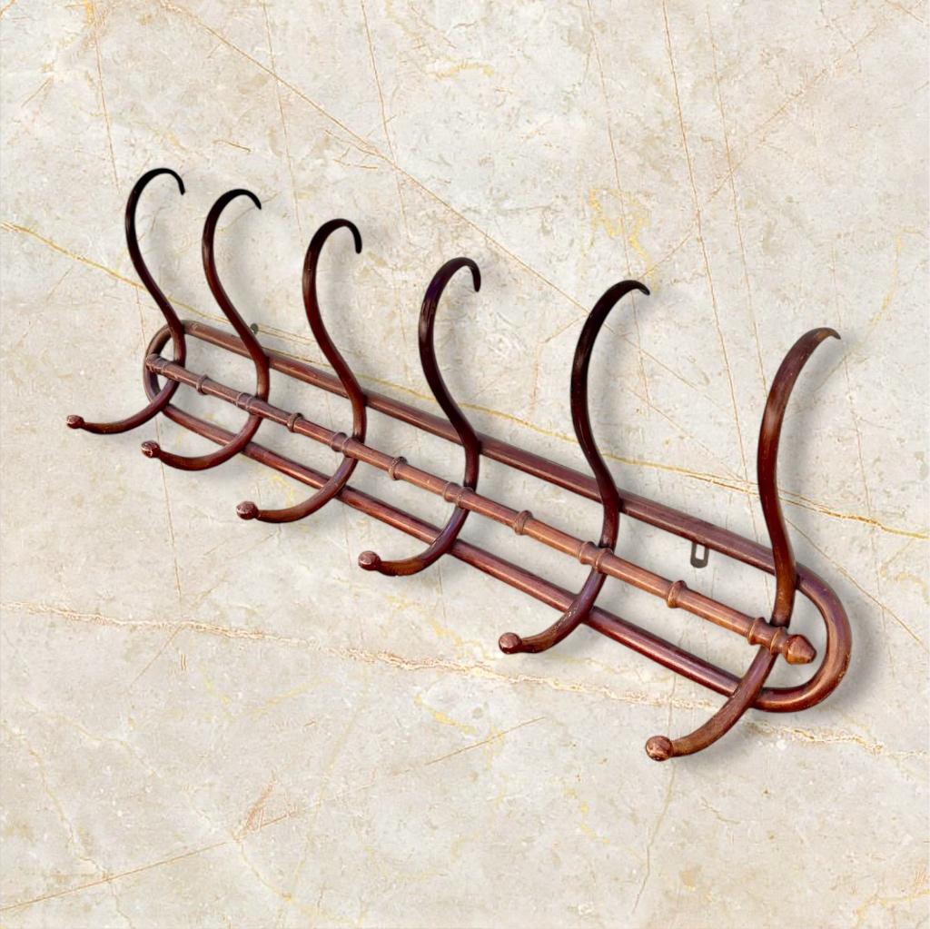 Porte manteau vintage en bois, Enlèvement, Utilisé, Bois, Portemanteau mural