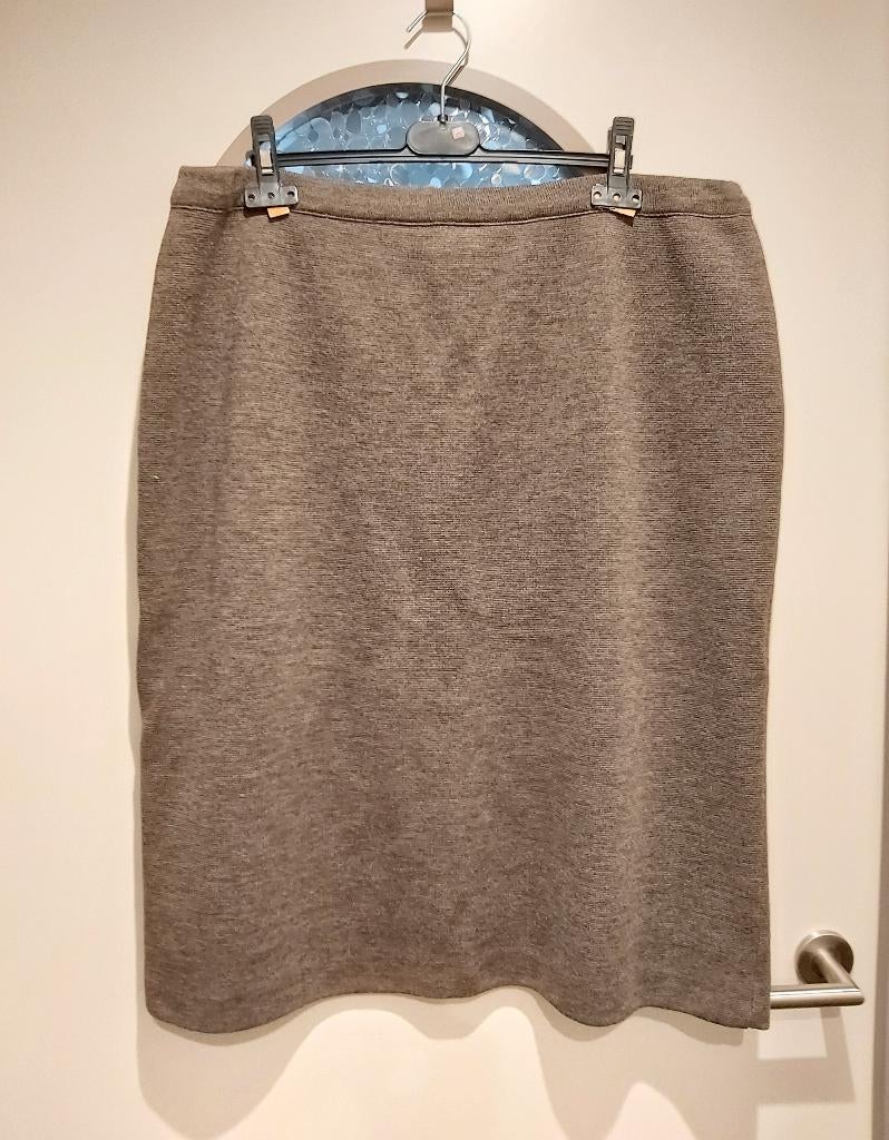 rok mt 52/54, Devernois, 60% wol, Ophalen of Verzenden, Zo goed als nieuw, Bruin, Rok