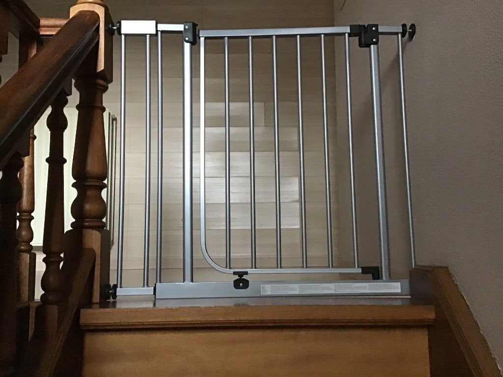 Traphekje, Kinderen en Baby's, Traphekjes, Ophalen, Aluminium, Zo goed als nieuw, Klemhekje
