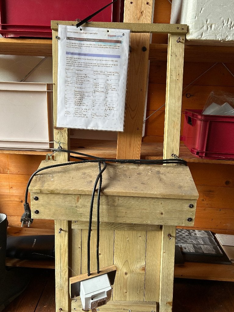 Automatisch kippendeur, Dieren en Toebehoren, Ophalen, Gebruikt, Hout, Vogelkooi