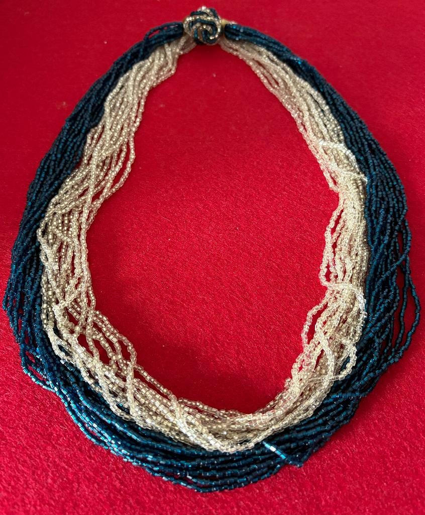 Vintage halsketting uit de jaren 70 - Mode-sieraden, Ophalen of Verzenden, Overige materialen, Ketting