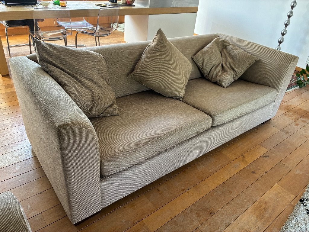 2 canapés, Maison & Meubles, Trois personnes, 100 à 125 cm, 200 à 250 cm, Banc droit