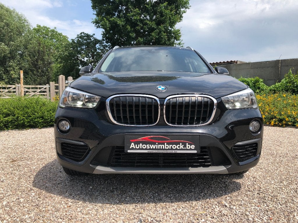bmw x1 benzine automaat met garantie, Zwart, Bedrijf, 5 zetels, 5 deurs