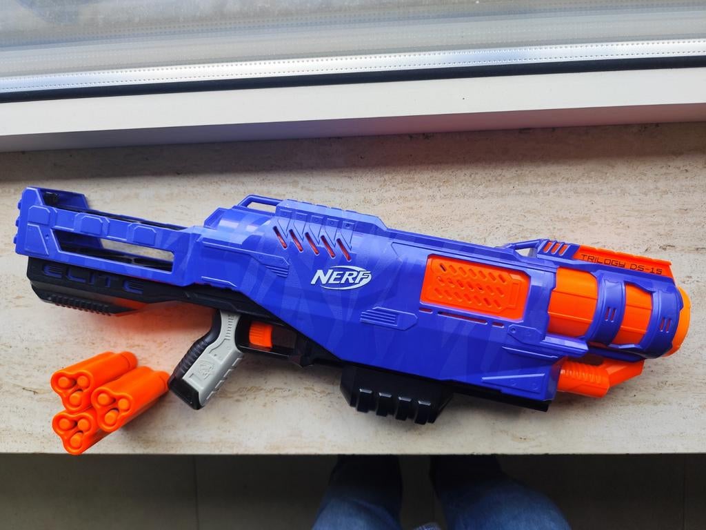 Nerf Trilogy DS-15, Ophalen