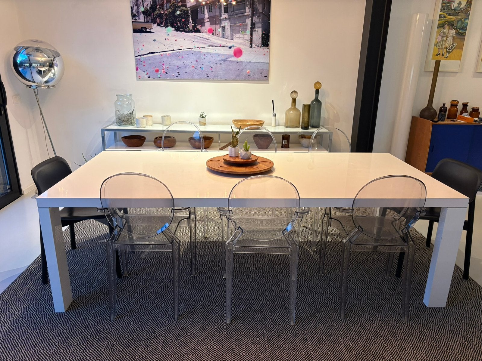 Grande table LiGNE ROSET DiDIER GOMEZ  CONTOUR, Enlèvement, Utilisé