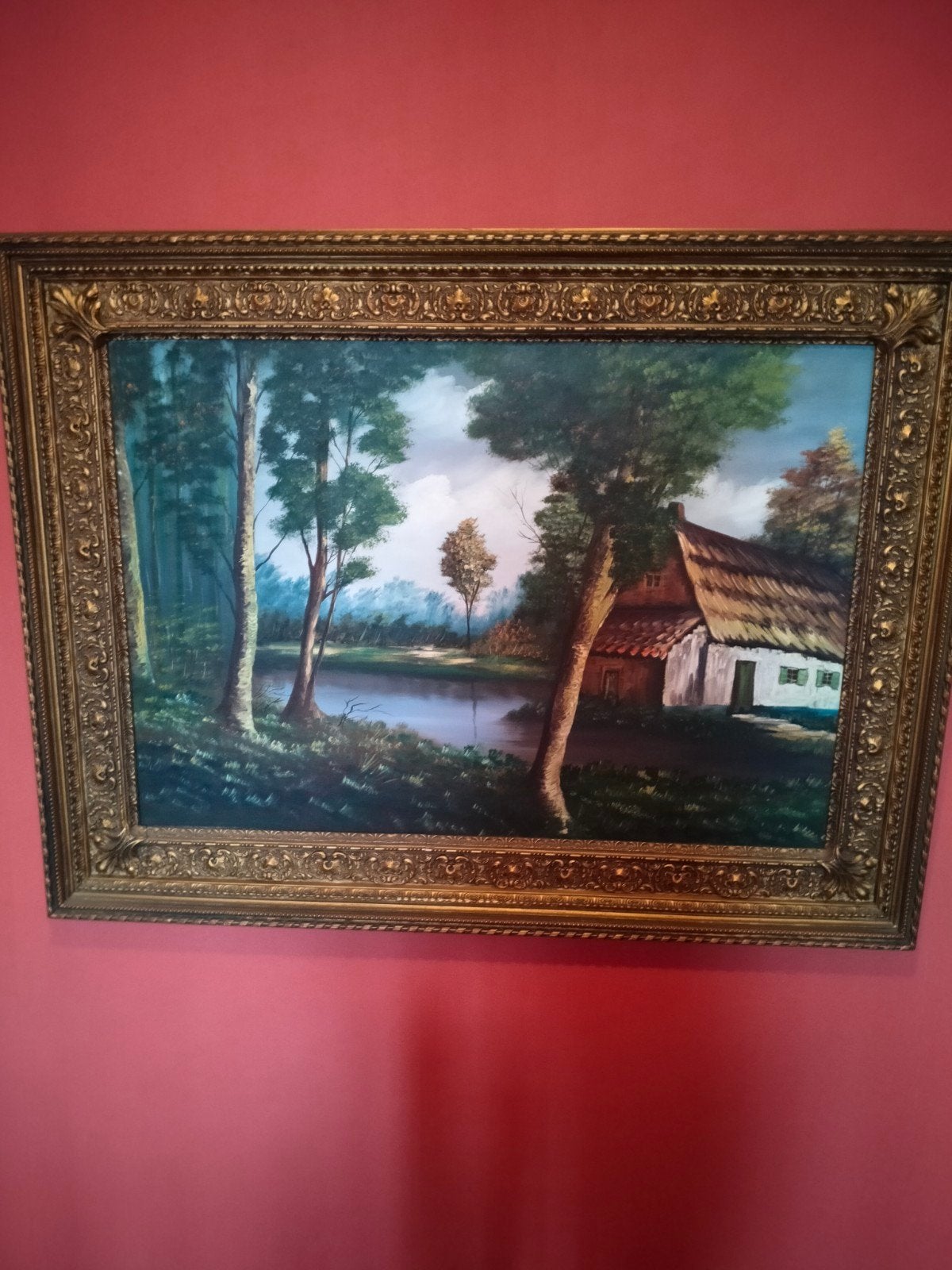 Schilderij op canvas, Ophalen