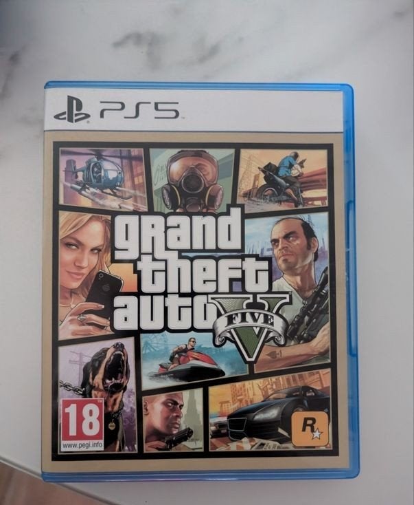 Jeu Sony Playstation 5 Grand Theft Auto V +++++++, Enlèvement ou Envoi, Comme neuf, Aventure et Action, À partir de 18 ans
