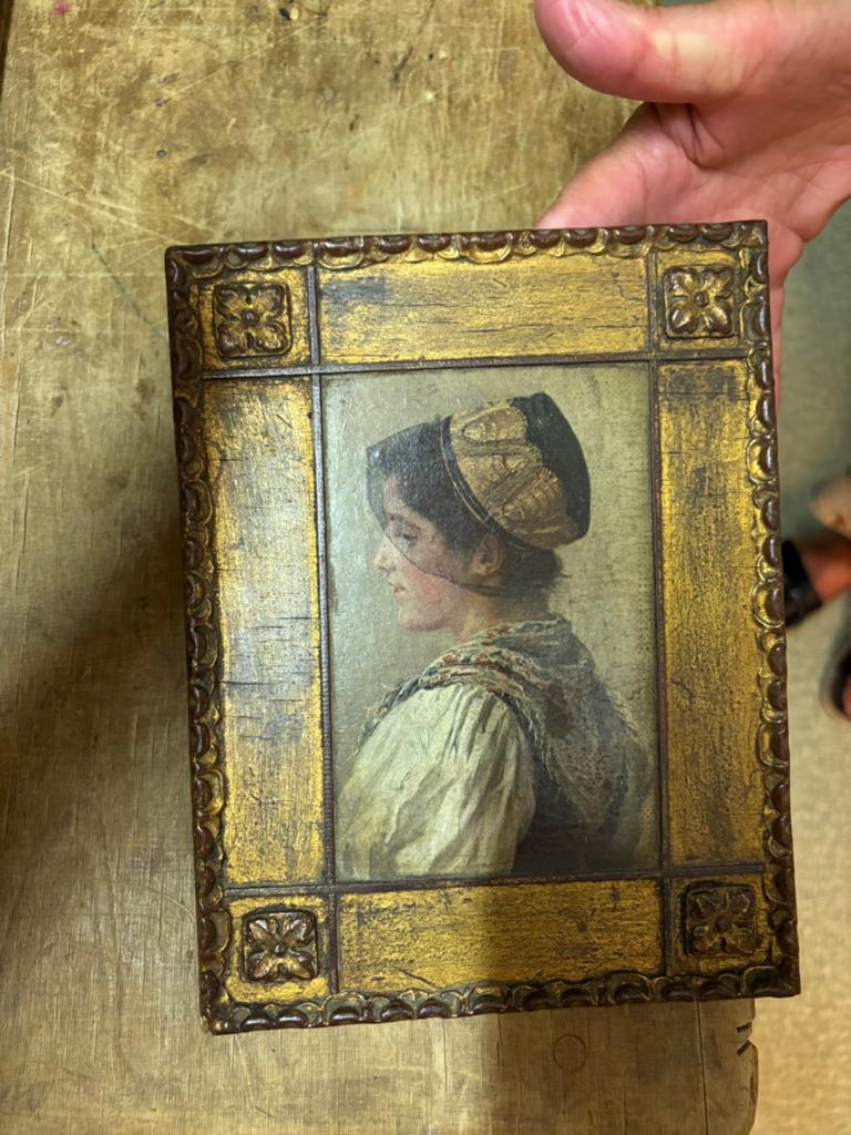 Schilderij op hout, Ophalen