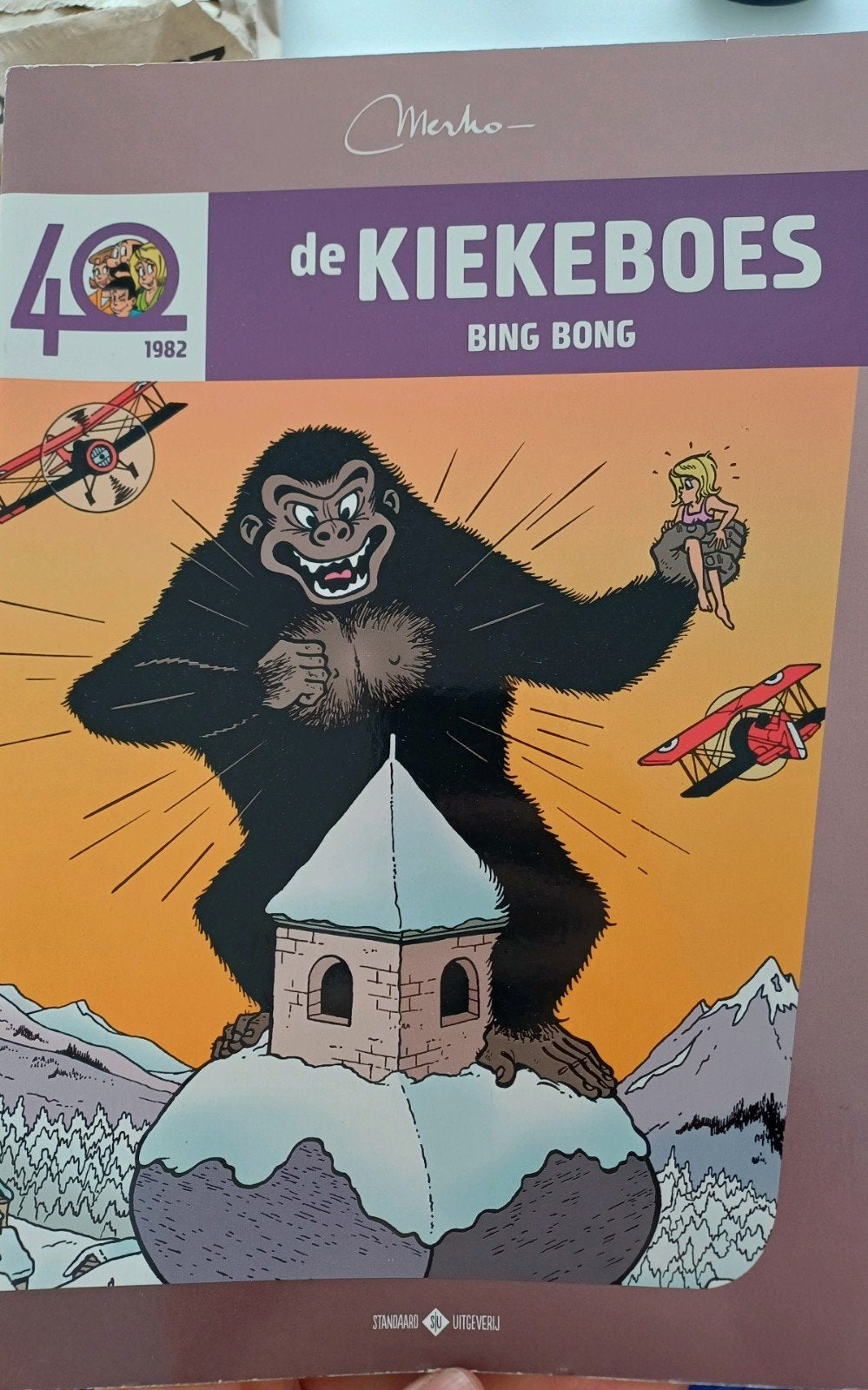 de kiekeboes Bing bong, Ophalen, Merho - kiekeboe, Eén stripboek, Zo goed als nieuw