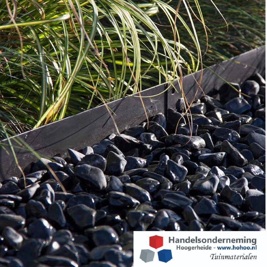 Kantopsluiting zwart gecoat modern opsluitrand tuin rond pad, Tuin en Terras, Verzenden, Nieuw, Zwart, Overige typen