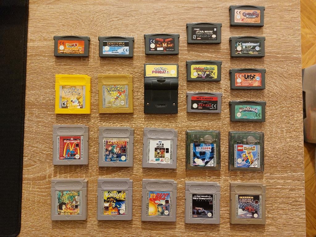 Jeux GameBoy, Enlèvement