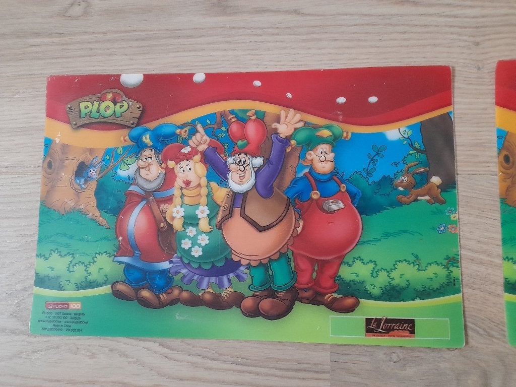 Kabouter Plop - placemats, Ophalen of Verzenden, Gebruikt