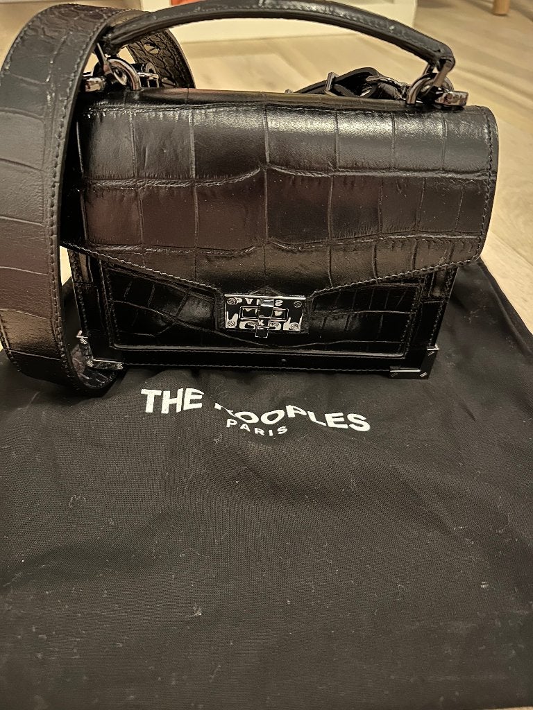 The Kooples - sac à main, Envoi, Comme neuf, Noir, Sac à main