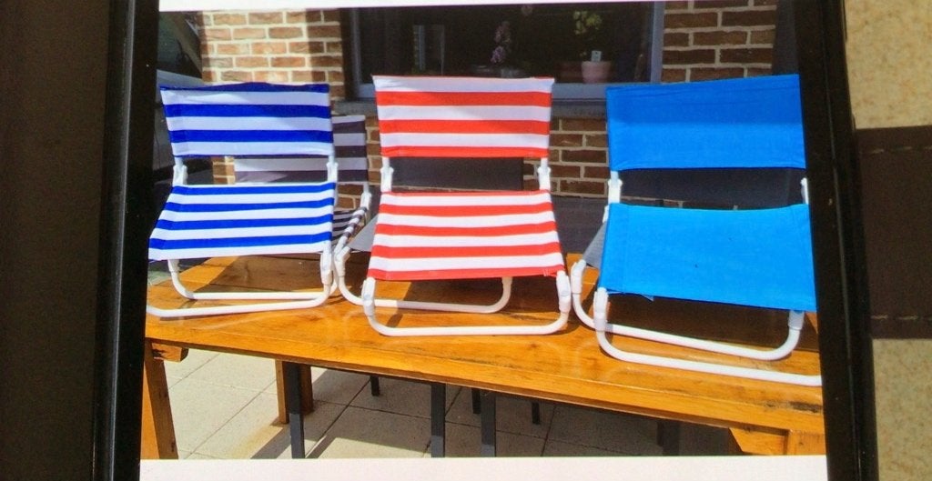 stoeltjes ( festivals,strand)( 6 stuks), Vakantie, Vakantie | Zon en Strand