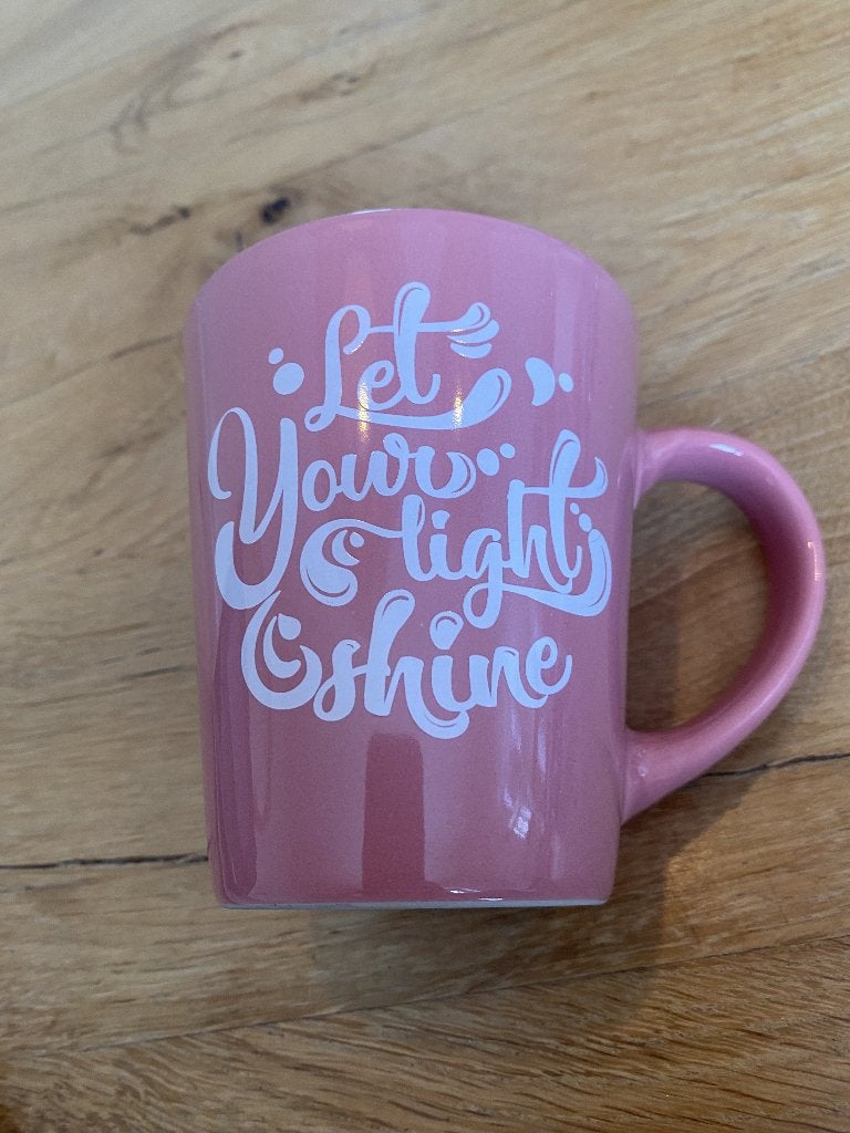 Roze mok, Maison & Meubles, Enlèvement ou Envoi, Mug, Comme neuf, Autres matériaux