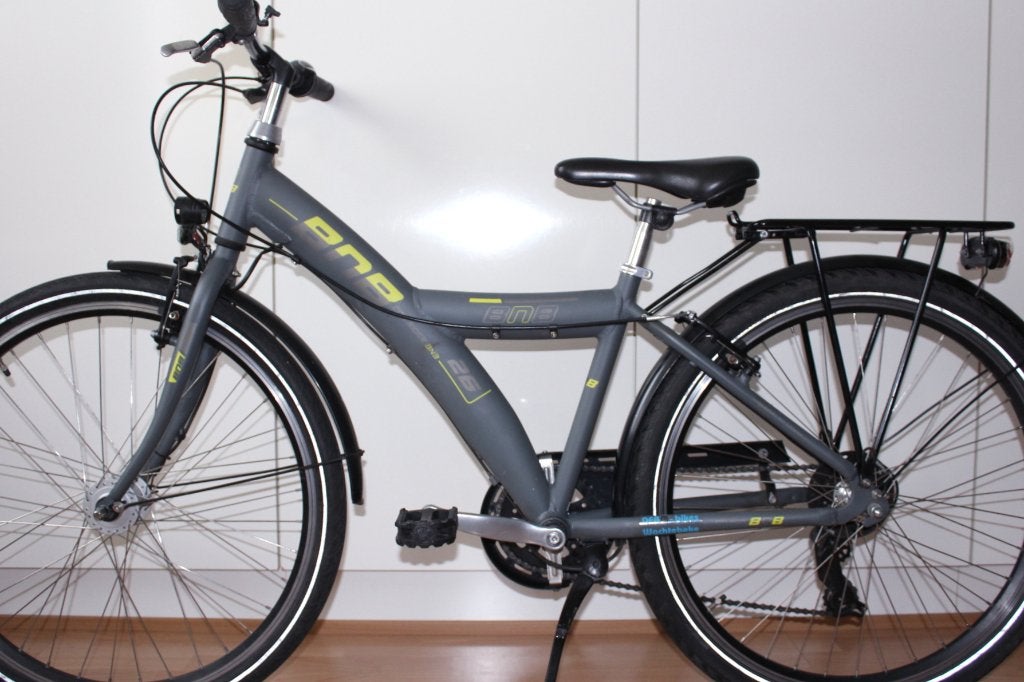 Sportieve 26 inch Alu BNB jongensfiets - 7 speed, Fietsen en Brommers, Velgrem, Zo goed als nieuw, BNB Bike, Handrem