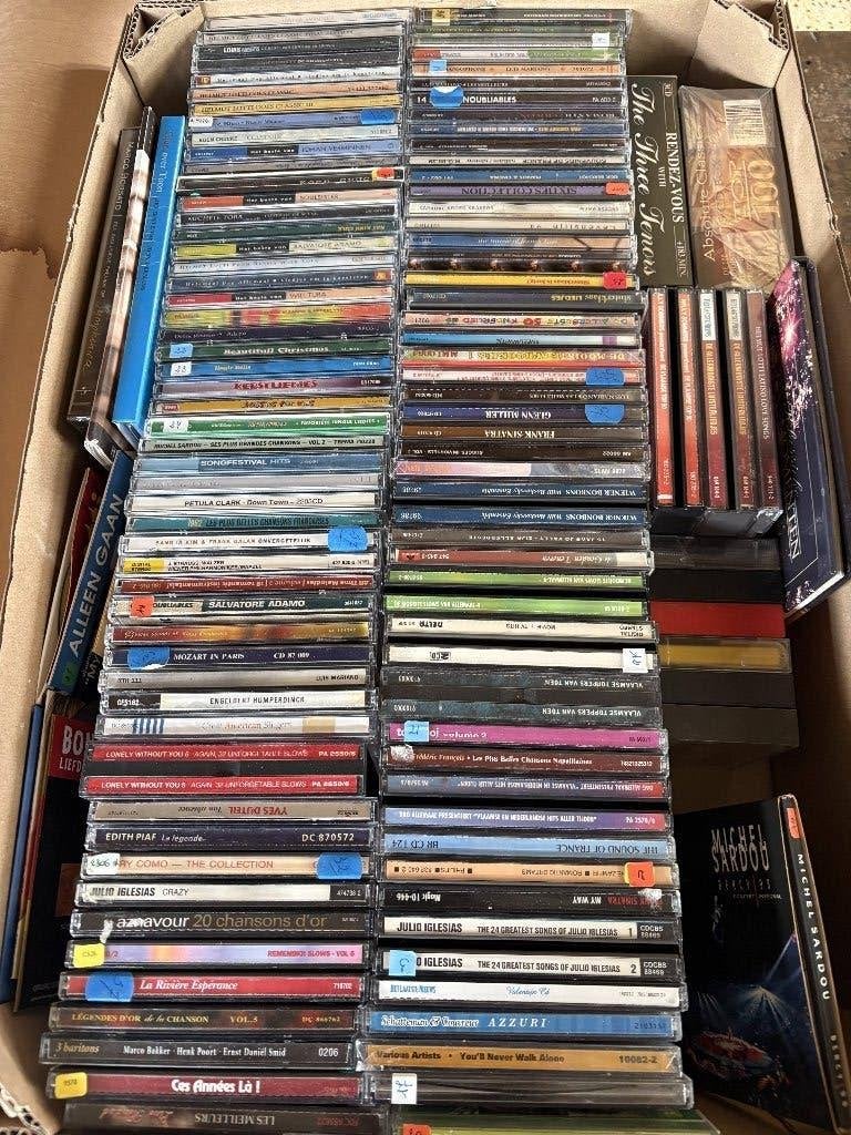 120 CD, CD & DVD, Enlèvement ou Envoi, Utilisé, Coffret