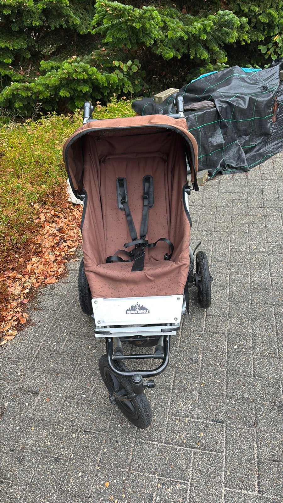 Urban Jungle all-terrain buggy en draagmand + regenhoes, Kinderen en Baby's, Buggy's, Ophalen, Zo goed als nieuw, Regenhoes