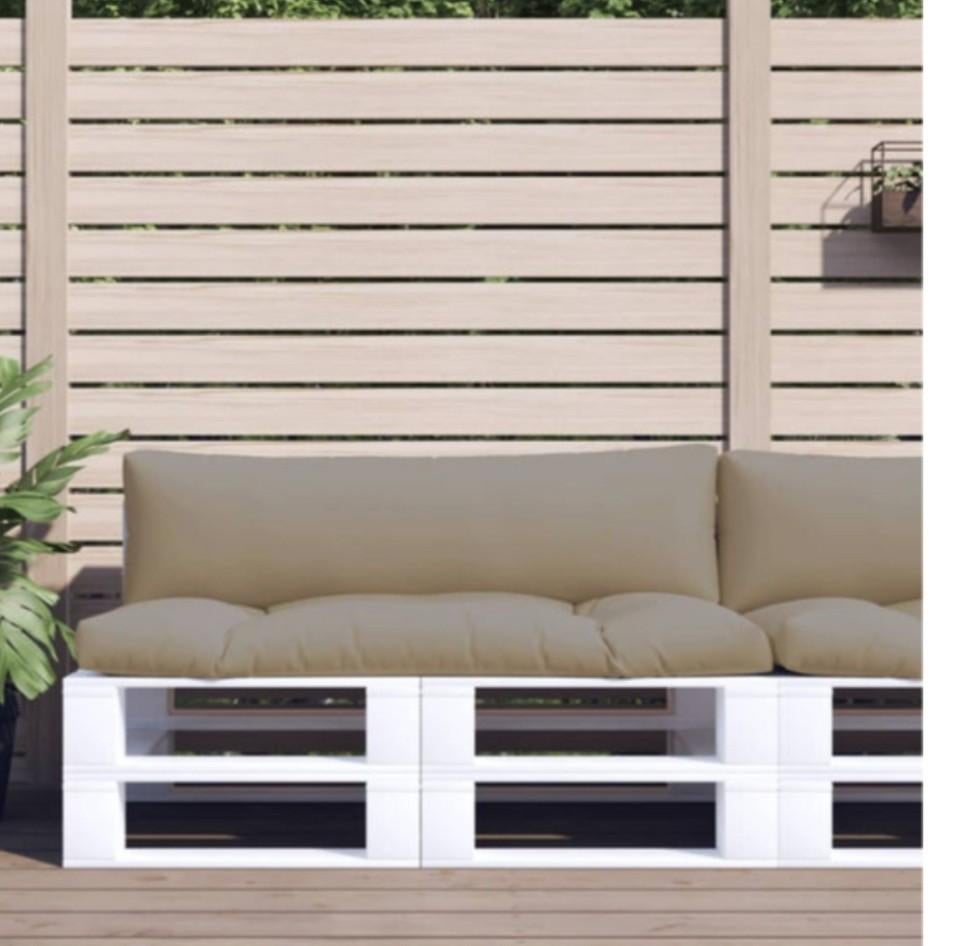 Coussins en palette - couleur taupe, Jardin & Terrasse, Enlèvement