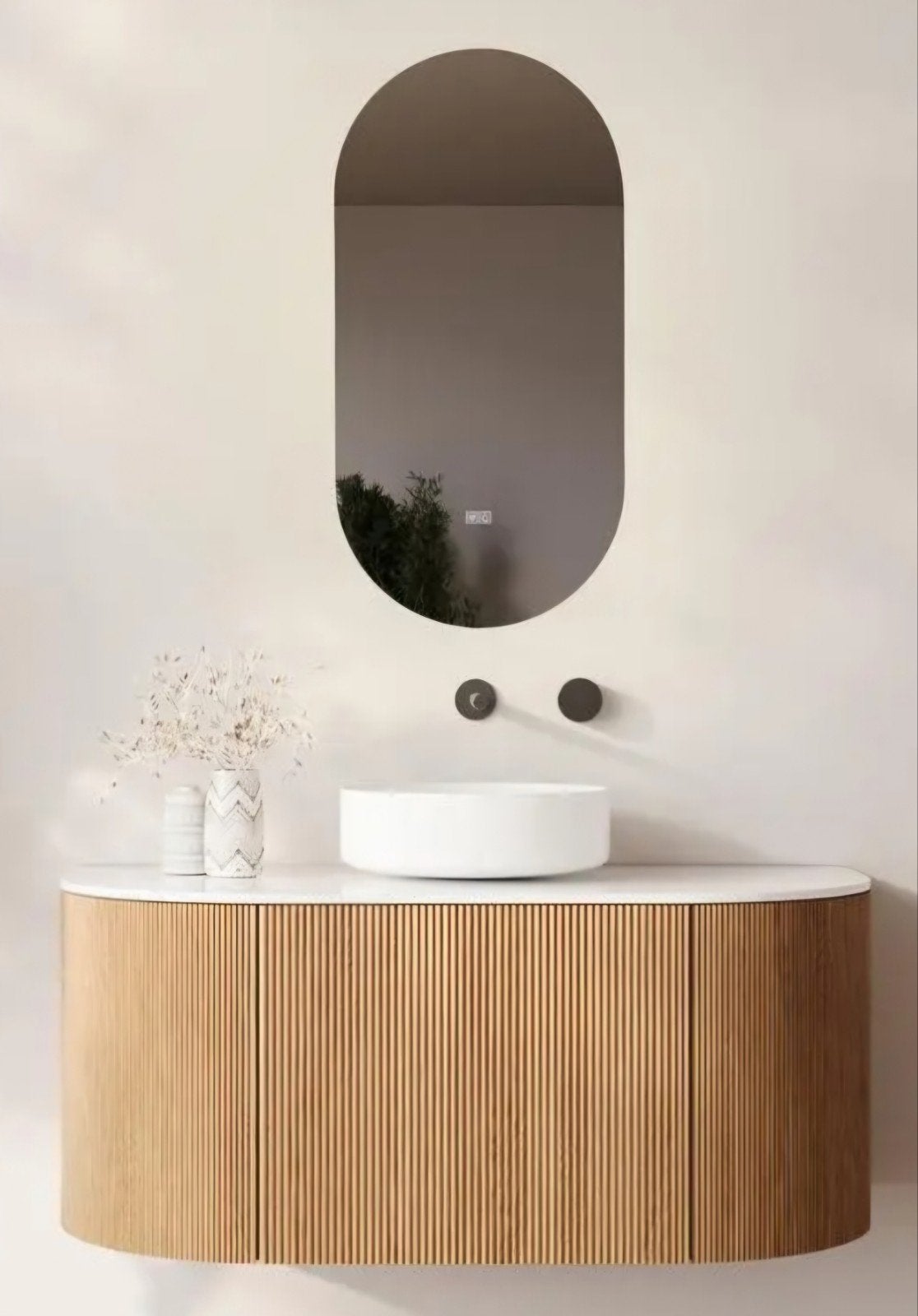 spiegel ovaal led anti condens 2 stuks!, Huis en Inrichting, Minder dan 50 cm, Nieuw, Ophalen of Verzenden, Minder dan 100 cm