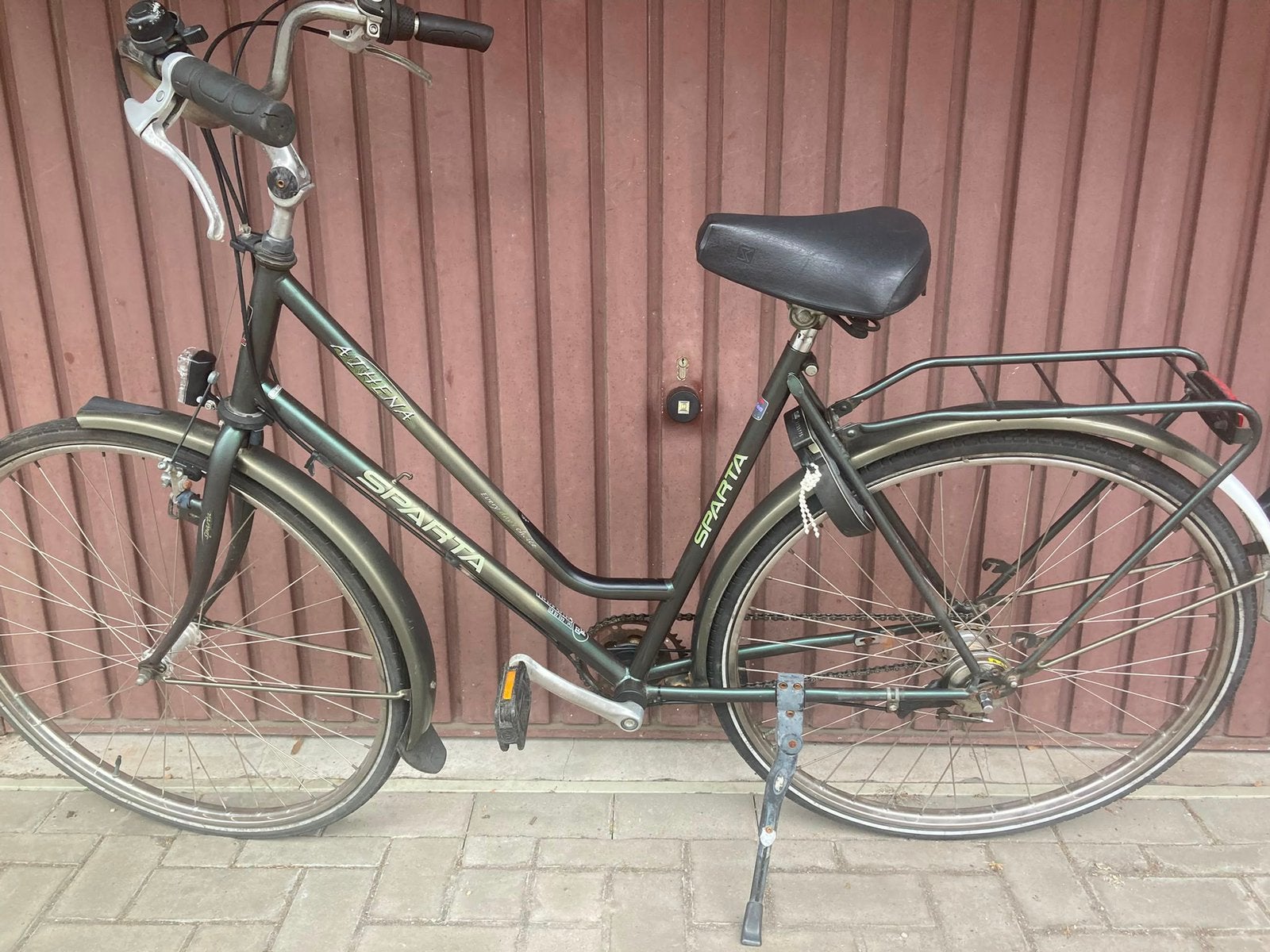 Damesfiets Sparta, Ophalen