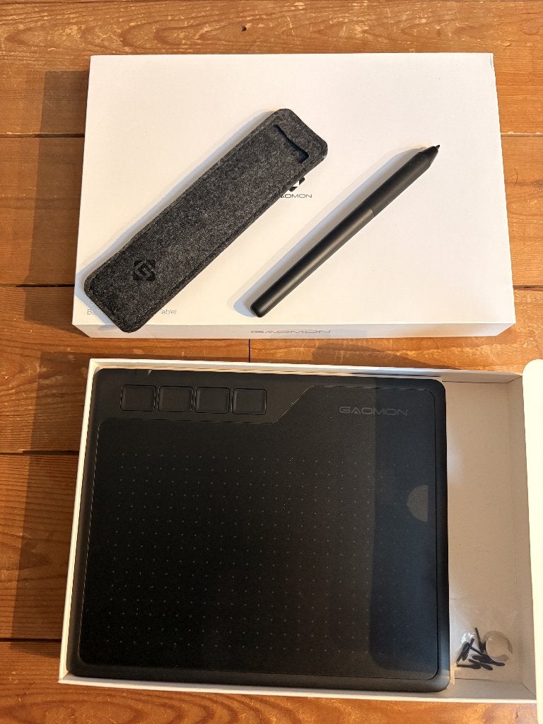 GAOMON S620 Tekentablet – Nieuwstaat – Compleet in doos, Computers en Software, Ergonomisch, Rechtshandig, Nieuw, Ophalen of Verzenden