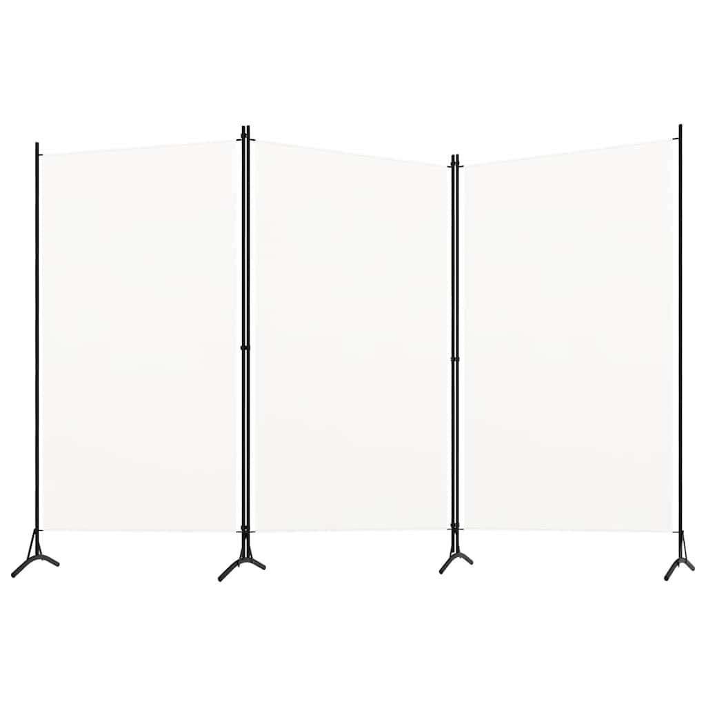 Paravent 3 panneaux Blanc 260x180 cm Tissu, Enlèvement, Neuf
