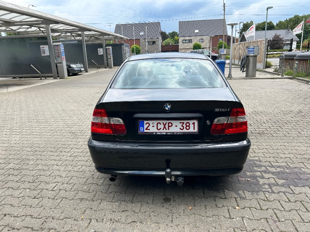 BMW E46 316i - EXPORT of ONDERDELEN, Auto's, Zwart, Zwart, Handgeschakeld, 5 deurs