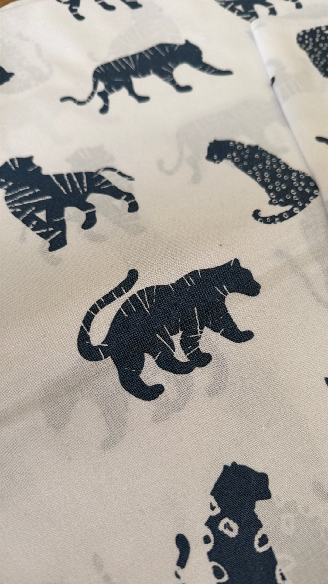Housse de couette tigre pour 1 personne, Garçon ou Fille, Enlèvement ou Envoi, Lit simple, Parure de lit