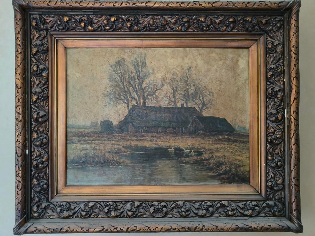 Schilderij, Antiek en Kunst, Kunst | Schilderijen | Klassiek, Ophalen