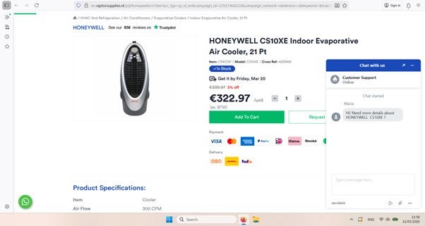 Air cooler, Ophalen, Gebruikt, Ventileren, Timer